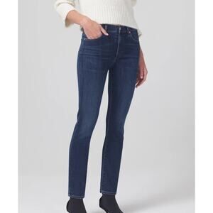 Citizens of Humanity Skyla Dark Wash "Evermore" Slim Cigarette Straight Jeans 27